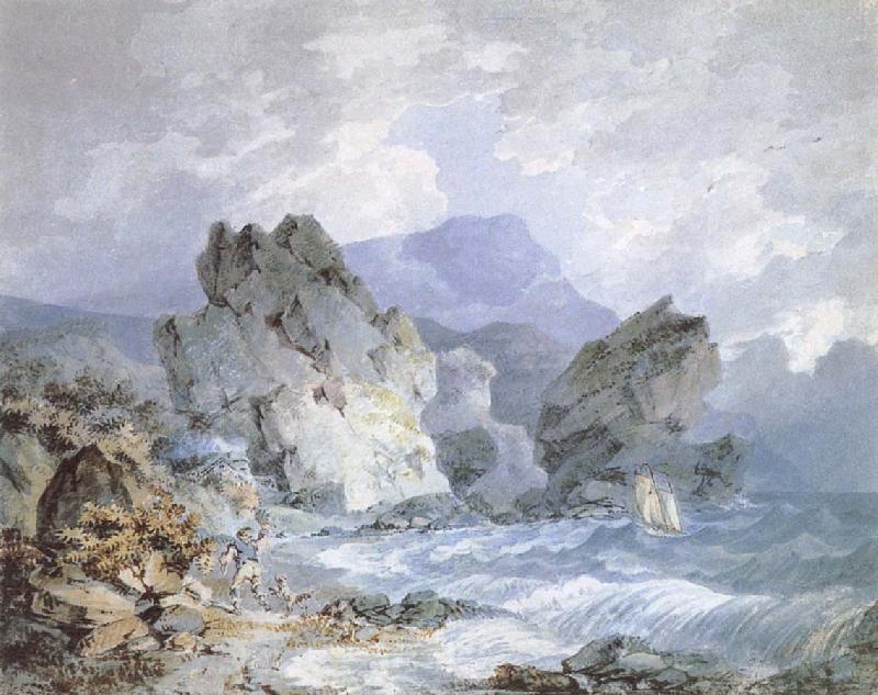 Joseph Mallord William Turner Landscape of Seashore Norge oil painting art